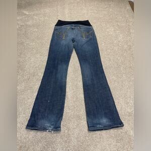 Citizens of Humanity Belly Panel Maternity Jeans Bootcut Stretch Womens Sz 30